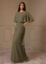 Augday Bowie A-Line Chiffon Dress