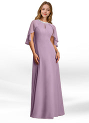 Augday Winnifred A-Line Beaded Chiffon Dress