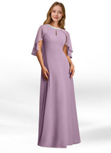 Augday Winnifred A-Line Beaded Chiffon Dress