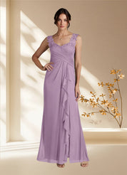 Augday Edelin A-Line Sweetheart Neckline Pleated Mesh Dress