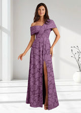 Augday Milton Milton A-Line Pleated Floral Burnout Dress
