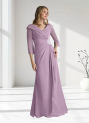 Augday Jaycee A-Line Chiffon Dress