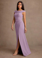 Augday Irvine A-Line Pleated Chiffon Dress