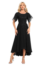 Augday Chiffon Lace Sequins Mother of the Bridesmaid Dresses