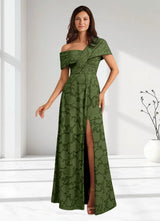 Augday Milton Milton A-Line Pleated Floral Burnout Dress